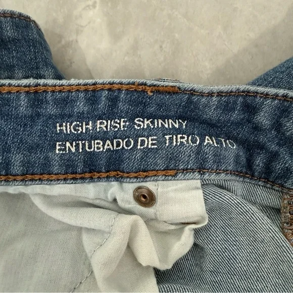 Women’s Wild Fable Distressed High Rise Skinny Jeans Plus Size 16 - Picture 13 of 16